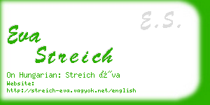 eva streich business card